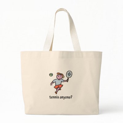 Tennis Anyone? Canvas Bag by kidplanet