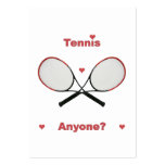 Tennis Anyone Business Card Template