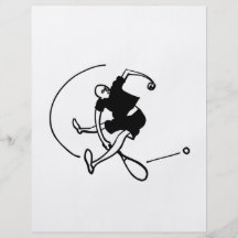 Tennis Art by Kyle T. Webster Full Color Flyer
