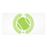 Tennis Ball and tennis Team Vintage design photo cards