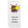 tennis ball breaking through brick wall full color rack card