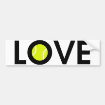 Tennis Ball Bumper Stickers