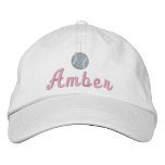 Tennis Ball Embroidered Baseball Caps