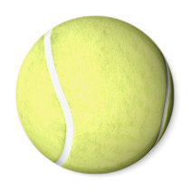 Tennis Ball Refrigerator Magnets