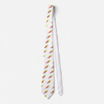 tennis ball on fire flames custom tie