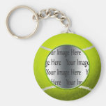 tennis ball photo keychains