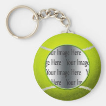 tennis ball photo keychains