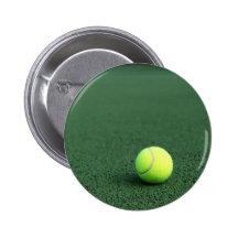 Tennis Ball Pinback Buttons