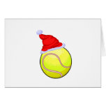 Tennis Ball (Santa Hat) Cards