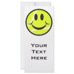 tennis ball smiley face custom rack cards