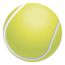 Tennis Ball Sticker