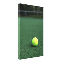 Tennis Ball Stretched Canvas Print