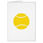 Tennis Ball Yellow Greeting Cards