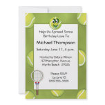 Tennis Birthday Invitations
