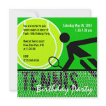 Tennis Birthday Party Invitation