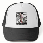 Tennis Cap:  Art Nouveau - Cabaret Fledermaus Trucker Hats