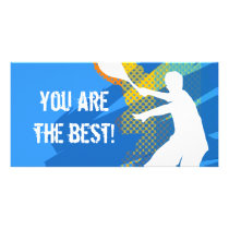 Tennis card: you are the best