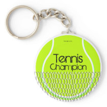 Tennis Champion Keychain