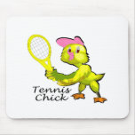 Tennis Chick Mousemats