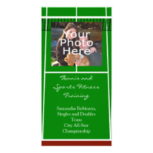Tennis Court Layout Graphic Photo Greeting Card