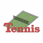 Tennis Court Logo Embroidered Shirt