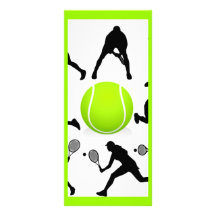 tennis customized rack card