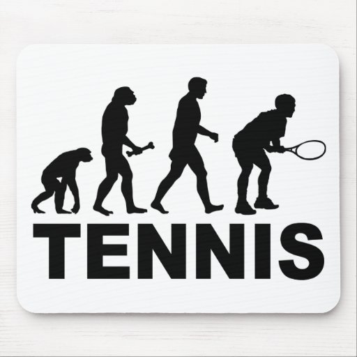 Tennis Evolution Mouse Pad Zazzle