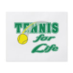 tennis for life text design personalized flyer