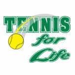 tennis for life text design photo sculptures