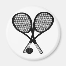 TENNIS FOR TWO REFRIGERATOR MAGNETS