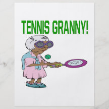 Tennis Granny Flyer