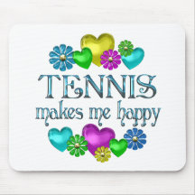 Tennis Happiness Mouse Mats