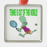 Tennis Is Out Of This World Ornaments