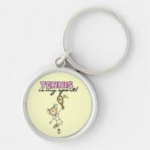 Tennis My Sport Tshirts and Gifts Key Chain