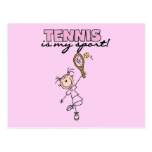 Tennis My Sport Tshirts and Gifts Postcards