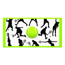 tennis picture card