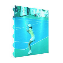 Tennis Player  Canvas Print