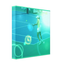 Tennis Player Canvas Print