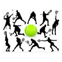tennis postcards