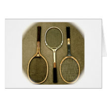 Tennis Rackets Greeting Card