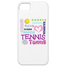 Tennis Repeating iPhone 5 Cases