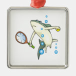 Tennis Shark Ornament