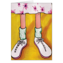 Tennis Shoes Greeting Cards