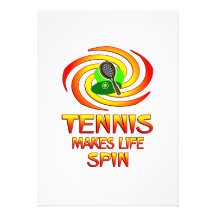 Tennis Spins Custom Invites