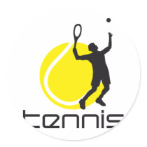 Tennis Aufkleber