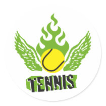 Tennis Runder Aufkleber