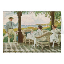 Tennis & Tea Notecard