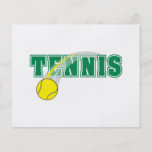 tennis text graphic personalised flyer