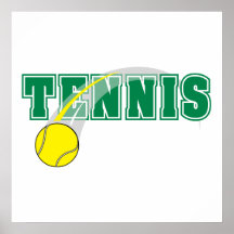 tennis text graphic print