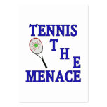 Tennis the Menace Racket Business Card Templates